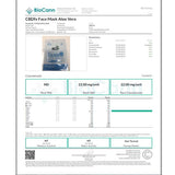 CBDfx 20mg CBD Face Mask - Aloe Vera