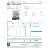 CBDfx 20mg CBD Face Mask - Charcoal