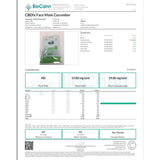 CBDfx 20mg CBD Face Mask - Cucumber