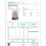 CBDfx 20mg CBD Face Mask - Rose