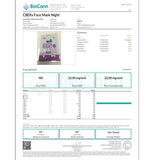 CBDfx 20mg CBD Face Mask - Lavender Night