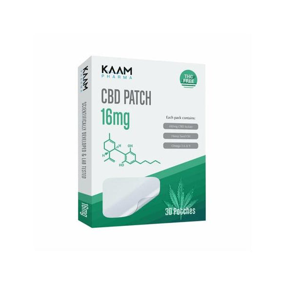Kaam Pharma 16mg CBD Isolate Patches - 30 Pack