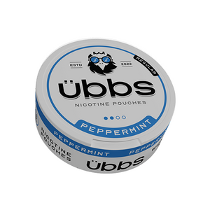 6mg Übbs Peppermint Regular Strength Nicotine Pouches - 20 Pouches