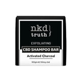 NKD 50mg CBD Activated Charcoal Shampoo Bar 100g