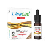 LVWell CBD 500mg 10ml Max Hemp Seed Oil