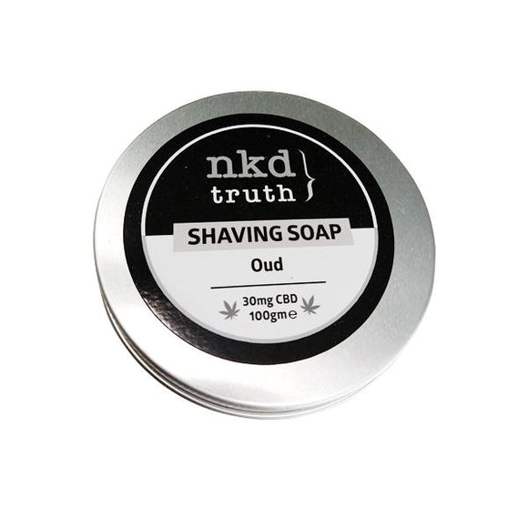 NKD 30mg CBD Speciality Shaving Soap 100g - Oud
