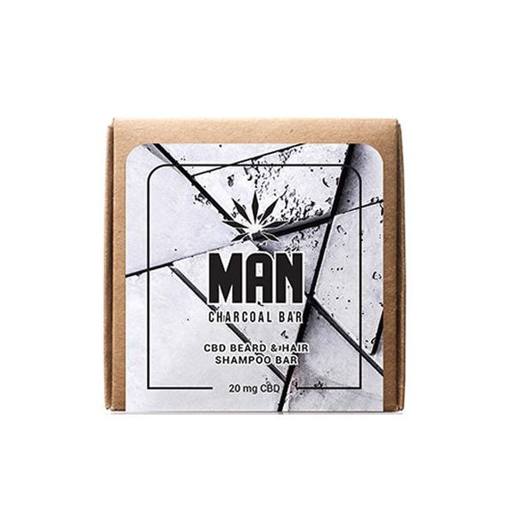 MAN 20mg CBD Charcoal Shampoo Bar 100g