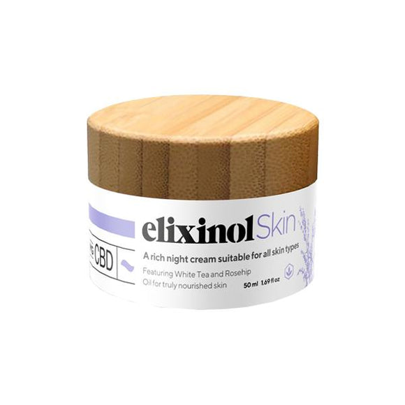 Elixinol 50mg CBD Night Cream - 50ml