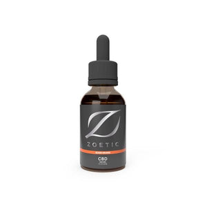 Zoetic 500mg CBD Oil 30ml - Zesty Blood Orange