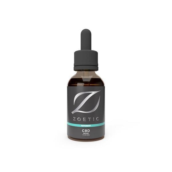 Zoetic 500mg CBD Oil 30ml - Refreshing Peppermint