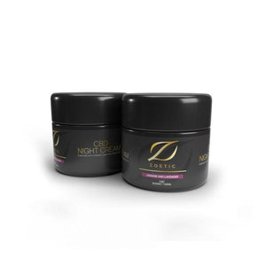 Zoetic 800mg CBD Night Cream 100ml - Jasmine & Lavender