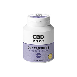 CBDeaze 600mg CBD Day Capsules - 60 Capsules