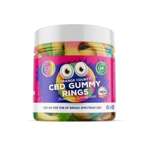 Orange County 1200mg CBD Gummy Rings - Small Pack