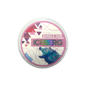 20mg Iceberg Bubblegum Nicotine Pouches - 20 Pouches