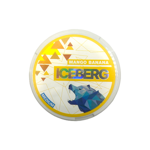 20mg Iceberg Mango Banana Nicotine Pouches - 20 Pouches
