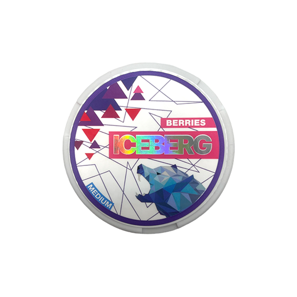 20mg Iceberg Berries Nicotine Pouches - 20 Pouches